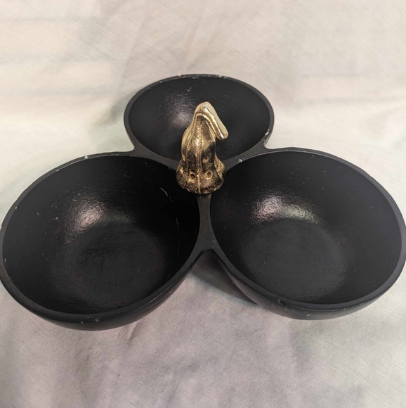 Pumpkin shaped salsa bowl - Picture 2 of 5